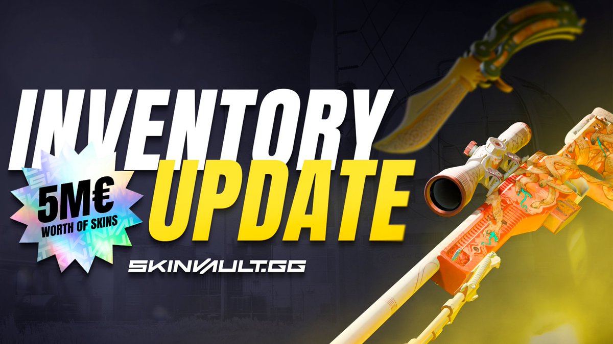 Skinvault_gg's tweet image. New Update is now live:
✅ More items in stock
✅ New clean front page
✅ Enhanced performance

Giving away 2x $25 giftcards, RT, like &amp;amp; Tag friend to enter