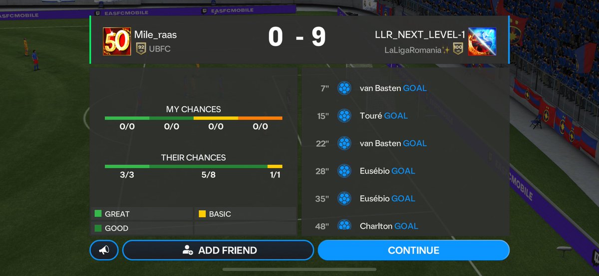 Is this a new kind of cheat? He didn’t disconnected me like cheaters before, he changed the score in last second of the match. <a href="/Enzo9CFC/">ENZO</a> <a href="/99rkreddy/">Rk Reddy</a> <a href="/JONALDINHOtm/">JONALDINHO90™</a> <a href="/Nikolas7FC/">Nikolas7</a> <a href="/GigaXGame/">GIGA GAME</a> <a href="/djmixfoo/">Djmixfoo</a> <a href="/EAFCUniverse24/">FC Mobile Universe</a> <a href="/EASFCMOBILE/">EA SPORTS FC MOBILE</a>