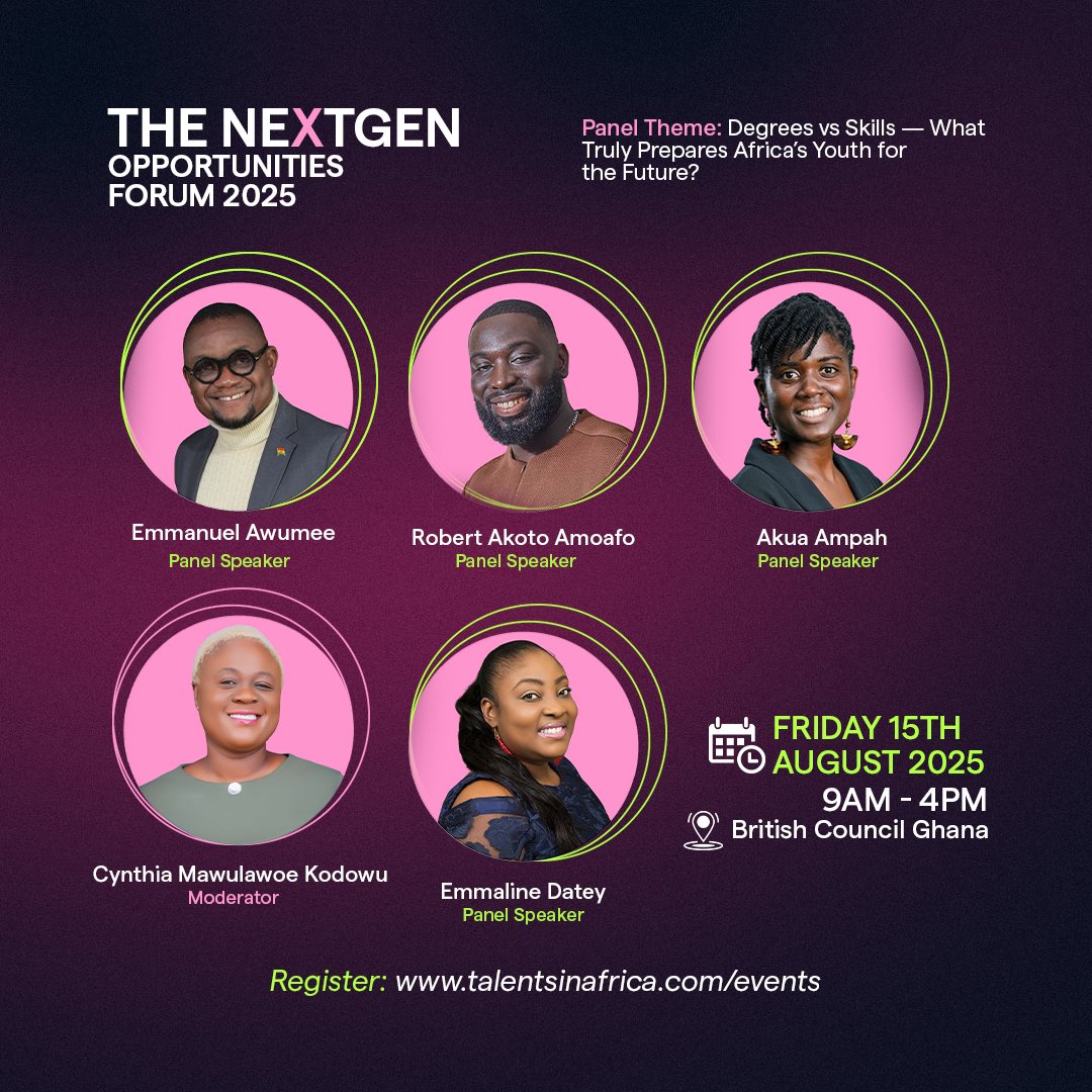 NextGenOppForum's tweet photo. Our first panel discussion debates Degrees vs Skills

Happening live at the British Council https://t.co/hP1neh11Lk