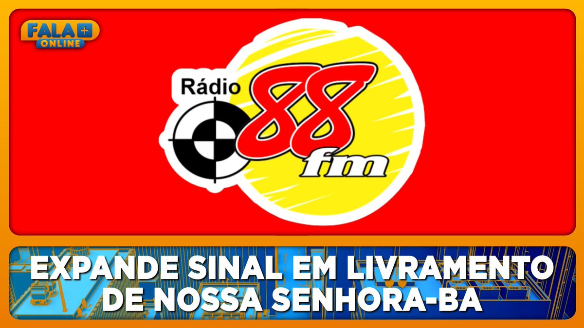 falamaisonline's tweet photo. Rádio 88 FM expande seu sinal em Livramento de Nossa Senhora-BA.
https://t.co/NAsm5DqbV4
#Rádio88FM #88FM #Rádio #FalaMaisOnline https://t.co/bzQ6Bpa1K5