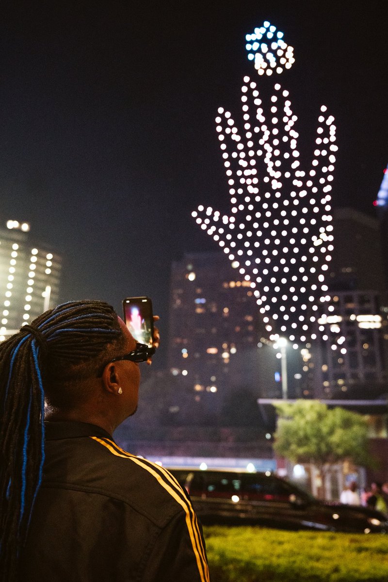 Flashback Friday to 2023 when Beyonce's Renaissance Tour hit her hometown of Houston, Texas, and the city put on a homecoming drone show! #HTown #DroneShow