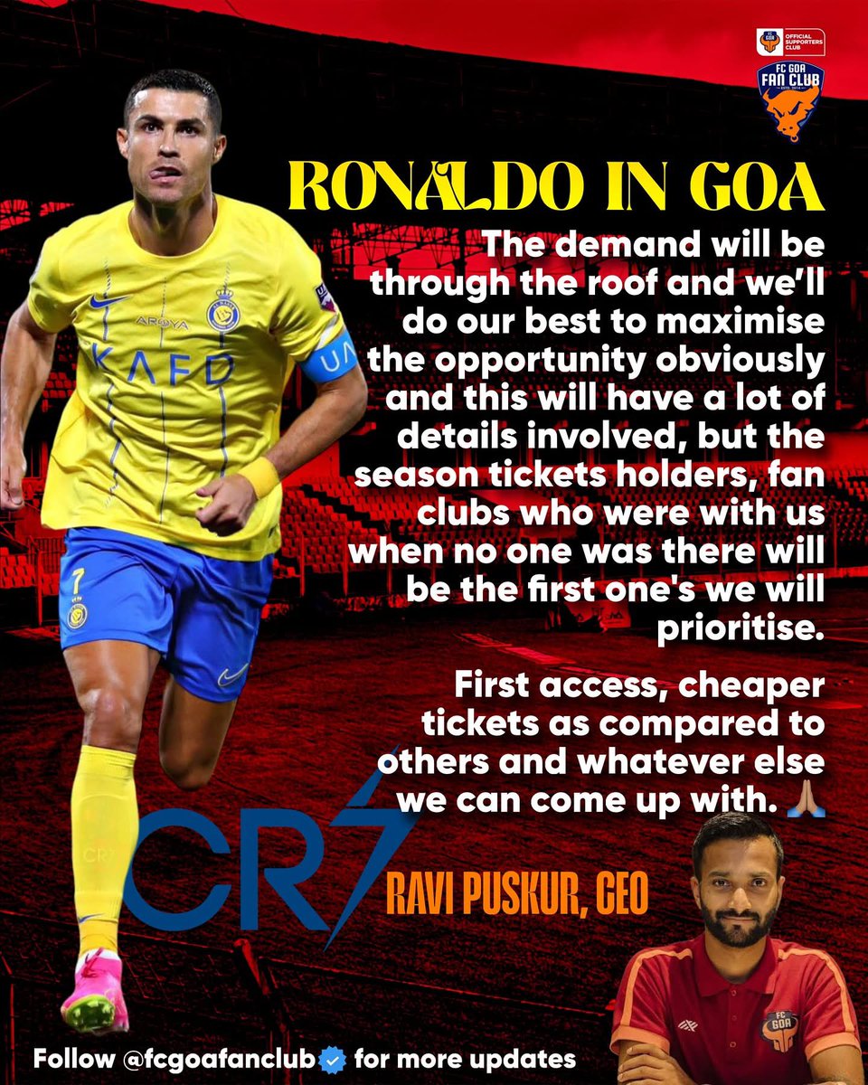 fcgoafanclub's tweet photo. Statement from the CEO
#FCGoaFanClub #FCGoa #ForcaGoa https://t.co/2JpBjWhAgp