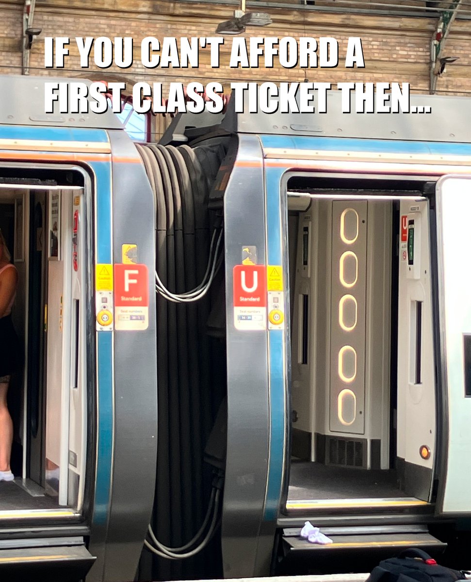 What a polite train service...
