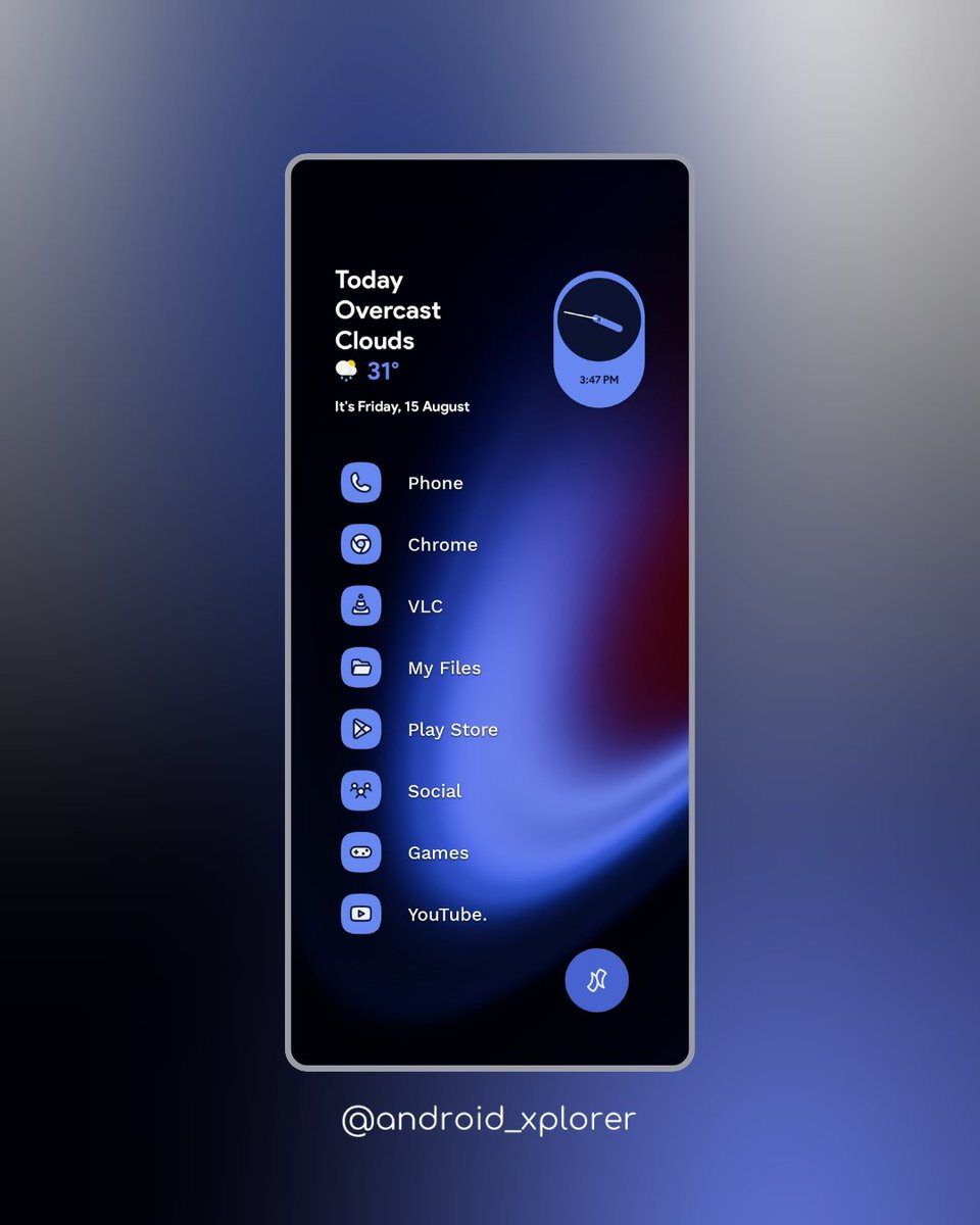 Xplorer (@android_xplorer) on Twitter photo My Recent Homescreen 💫
Velvet Void 💙
▫️Niagara Launcher <a href="/NiagaraLauncher/">Niagara Launcher</a>
▫️WallRod Wallpapers <a href="/MathyWallrod/">WallRod 👨🚀</a>
▫️Android 14 for KWGT <a href="/RajjAryaa/">Raj Arya</a>
#aahomescreens #homescreen #kustomhomescreen #androidhomescreen #AndroidCustomization My Recent Homescreen 💫
Velvet Void 💙
▫️Niagara Launcher <a href="/NiagaraLauncher/">Niagara Launcher</a>
▫️WallRod Wallpapers <a href="/MathyWallrod/">WallRod 👨🚀</a>
▫️Android 14 for KWGT <a href="/RajjAryaa/">Raj Arya</a>
#aahomescreens #homescreen #kustomhomescreen #androidhomescreen #AndroidCustomization