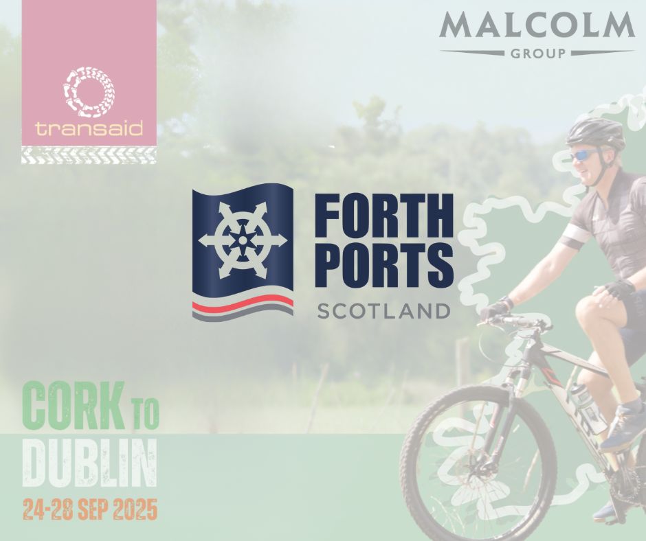MalcolmGroup's tweet image. The Malcolm Group is delighted to welcome @forthports as one of our jersey sponsors for the @TransaidOrg  Cork to Dublin Cycle Challenge.

Thank you for your support!

#cyclechallenge #CharityPartnerships
