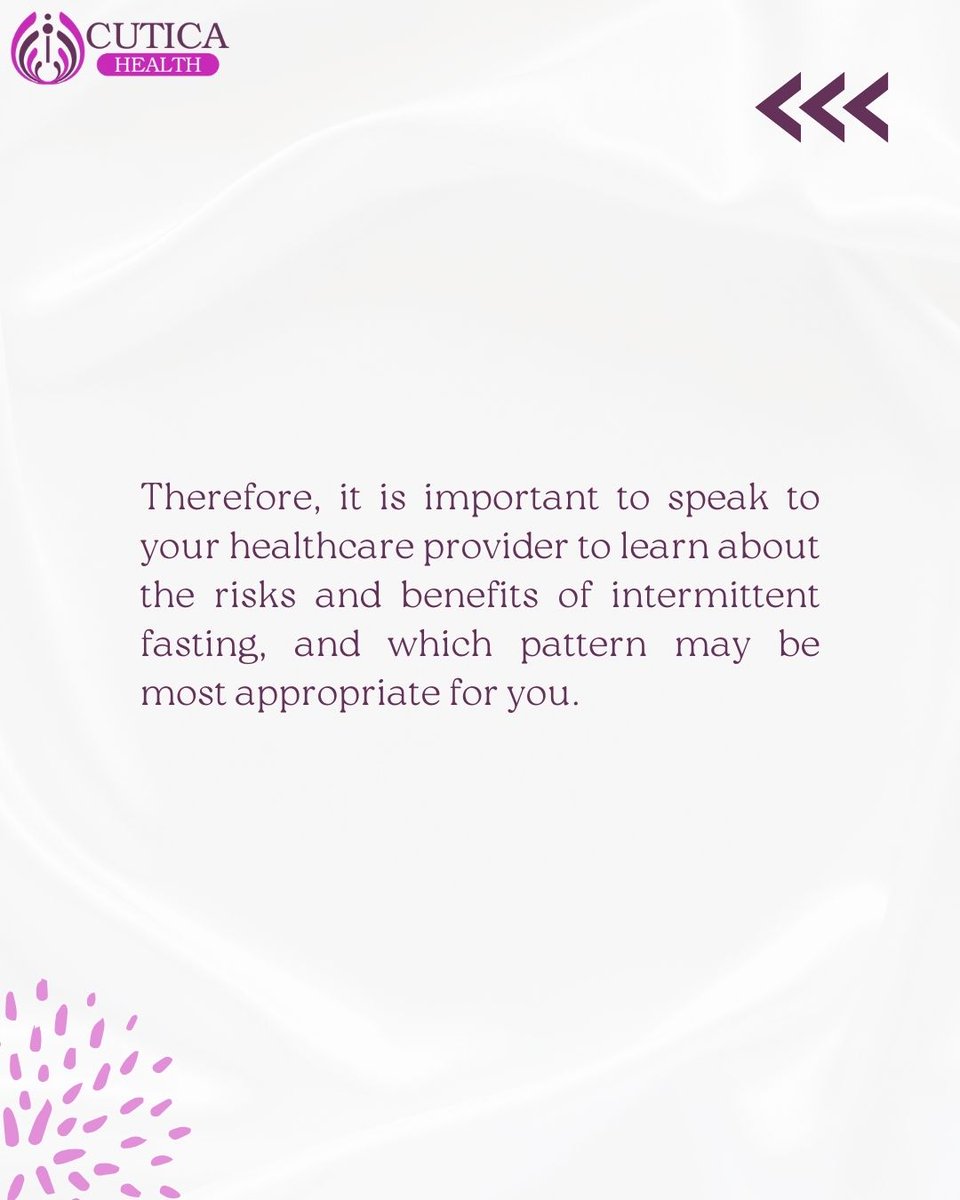 cuticahealth's tweet image. Follow @cuticahealth for more health tips and information.

#CUTICAHealth #Health #HealthTips #Weightloss #WeightlossTips #IntermittentFasting
