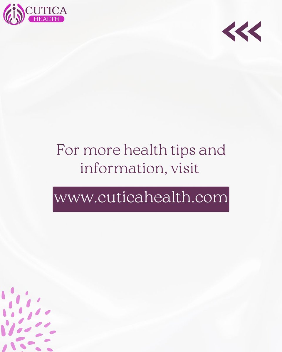 cuticahealth's tweet image. Follow @cuticahealth for more health tips and information.

#CUTICAHealth #Health #HealthTips #Weightloss #WeightlossTips #IntermittentFasting