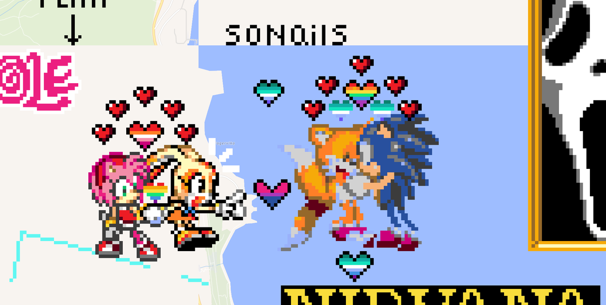 VioletNovaGalxy's tweet photo. They have friends now!!! #AmReam #AmyRose #CreamTheRabbit #Sontails #Sonicthehedgehog #tailsthefox #sonic ♥️♥️🏳️‍🌈♥️♥️ https://t.co/p0dhwmfSiB