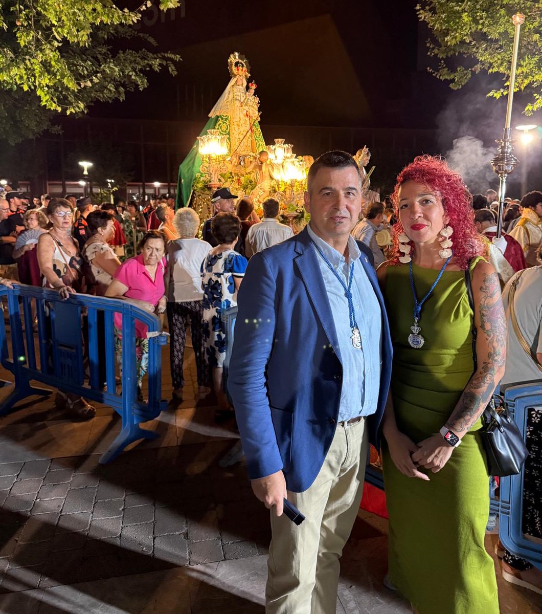Hoy celebramos el día de la Virgen de Butarque, patrona de #Leganés y anoche, tradicional procesión por nuestras calles. 
Como cada año acompañamos a la Virgen en este día tan importante para nuestra ciudad.