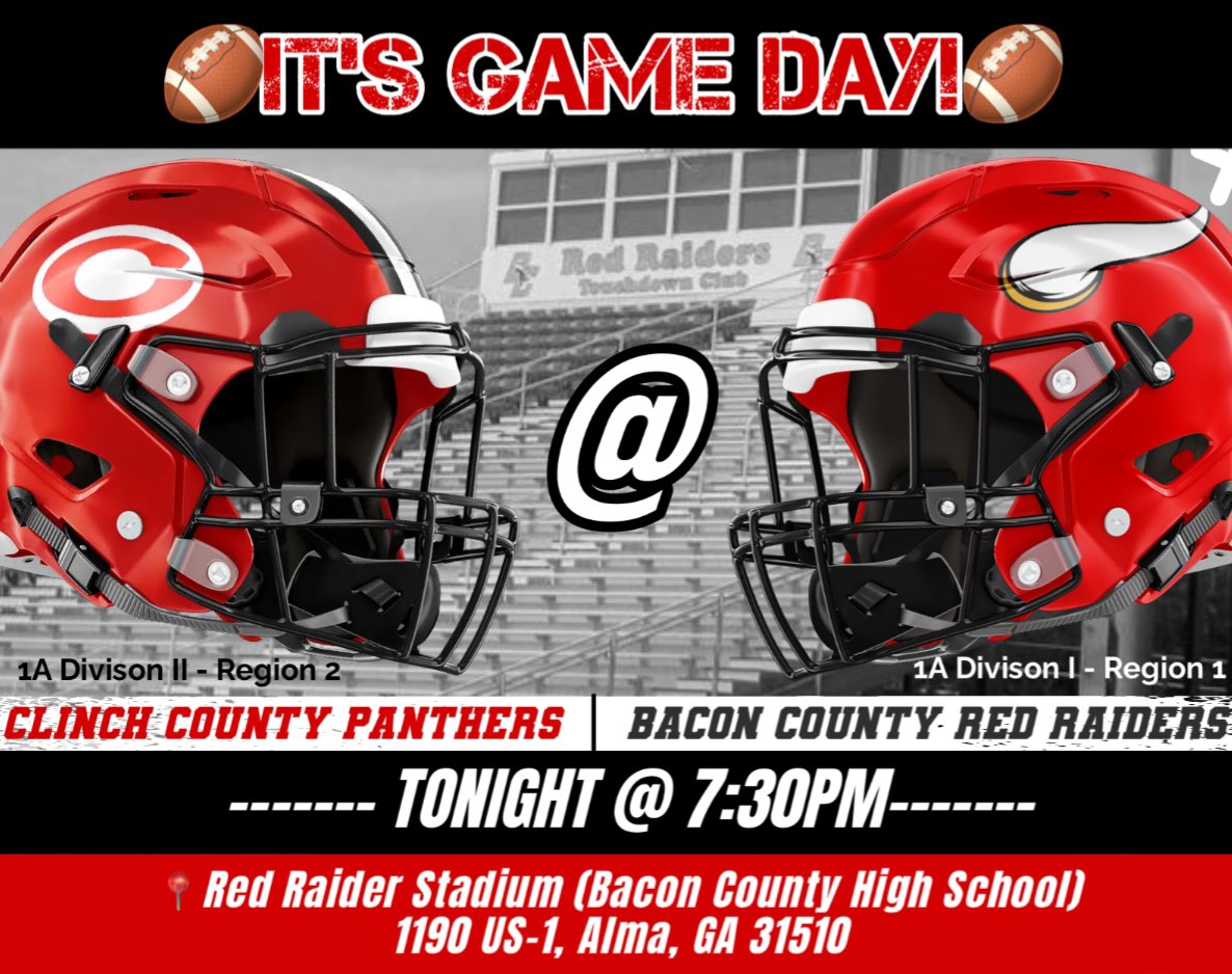 ccpanthernation's tweet photo. SEE Y’ALL IN ALMA! 🏈 #RollRedRoll #PantherNation #FTV #FryBacon🥓 https://t.co/gdZPU76lm1