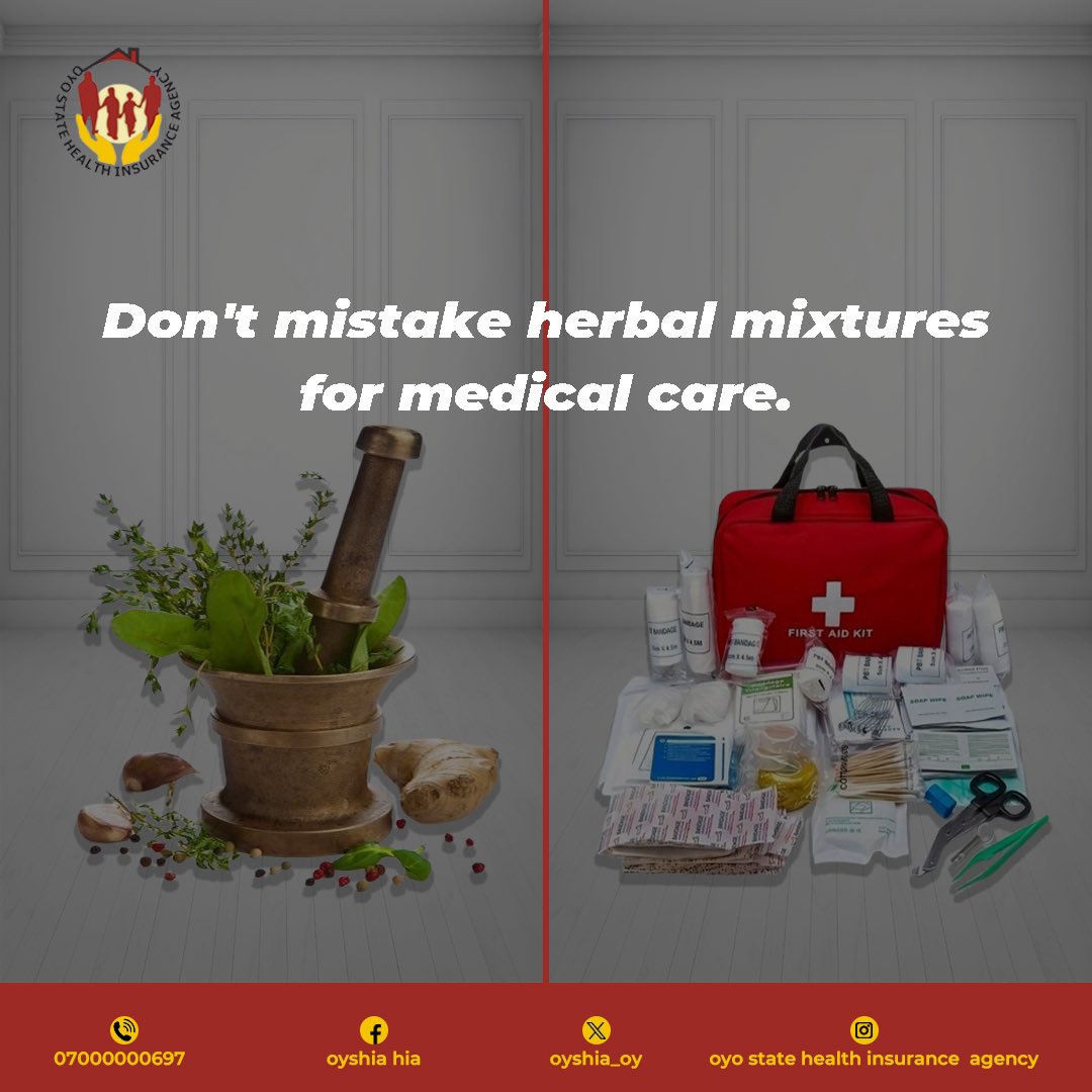 Oyshia_oy's tweet photo. Tradition has its place, but when it’s your life, choose certified care.
OYSHIA gives you access to qualified hospitals, labs, and drugs.
Switch to safe care. Enroll today by sending us a DM or call 07000000697.
#SwitchToSafeCare
#EnrollToday
#SendUsADM
#ChooseCertifiedCare https://t.co/cls2eD5Bl5