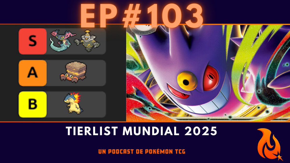 TIERLIST MUNDIAL | Torre Quemada Podcast #103  

🔹Llega Mega Gengar  🎴 
🔹Tierlist Mundial 2025🎮🏆

🔗youtu.be/2Lm6VyzAx0k
