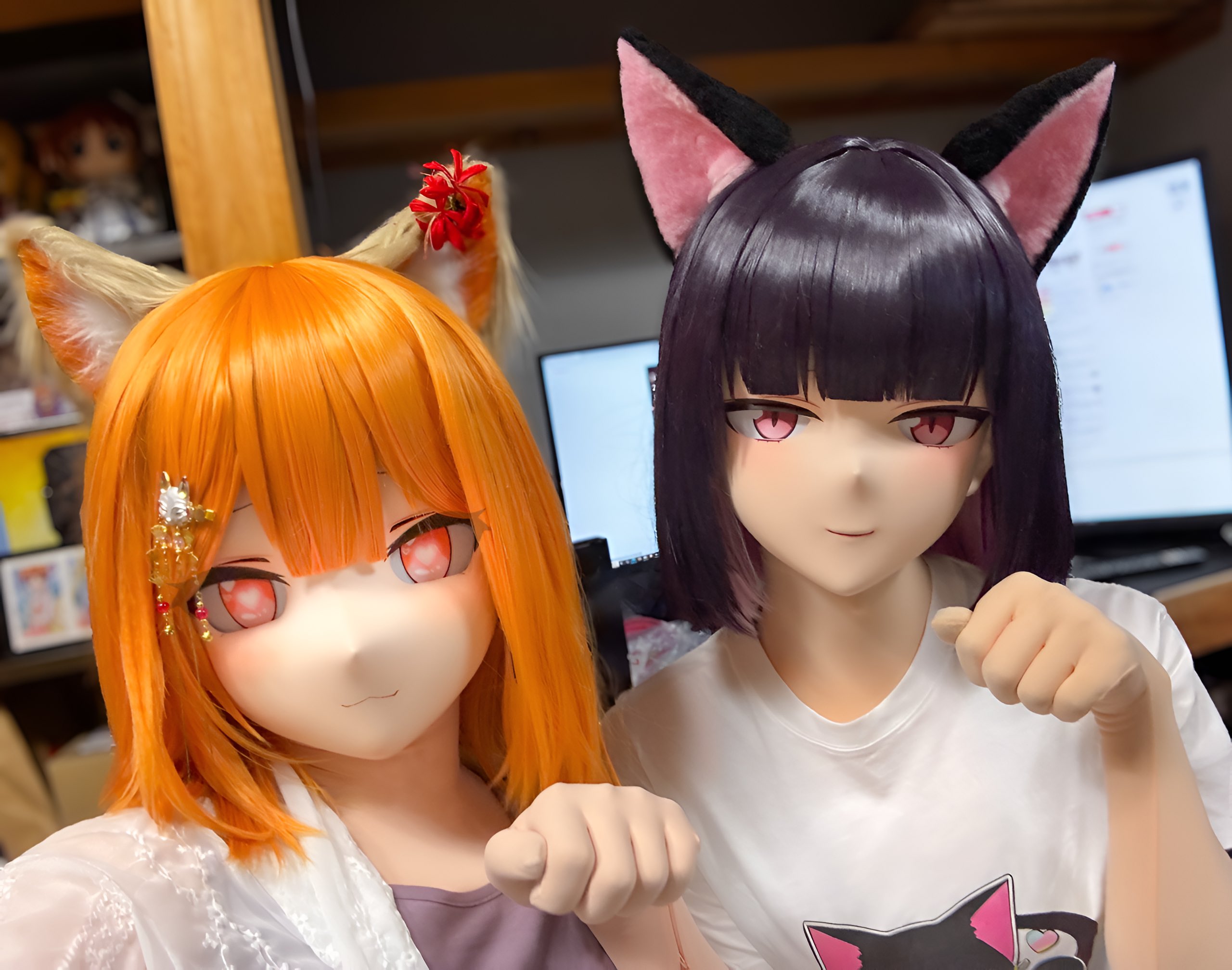 r*e様 コヤンイサムチョン♡大人可愛いミルクちゃんの着ぐるみ北欧調ワイヤーフリ コヤンイ サムチョン・アンクルキャット】ドール ミルク MILK 猫
