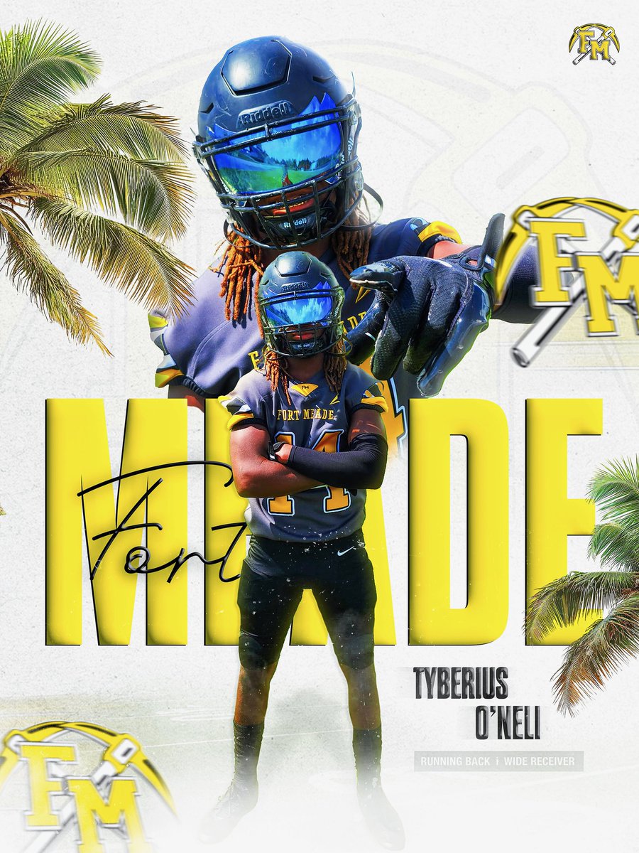 <a href="/OTyberius14/">Tyberius “showtime” O’Neil</a> all the grinding this summer is about to pay off son .
#showtime  🍿 🎬 
<a href="/Anthony34352017/">Coach Russell</a> <a href="/H2_Recruiting/">Hasani (H2) | Football Recruiting</a> <a href="/PrepRedzoneFL/">Prep Redzone Florida</a> 
<a href="/FMMinerFootball/">Fort Meade Football</a> 
<a href="/RealNews102/">Drew Johnson</a> 
<a href="/polk_way/">PolkWay</a>