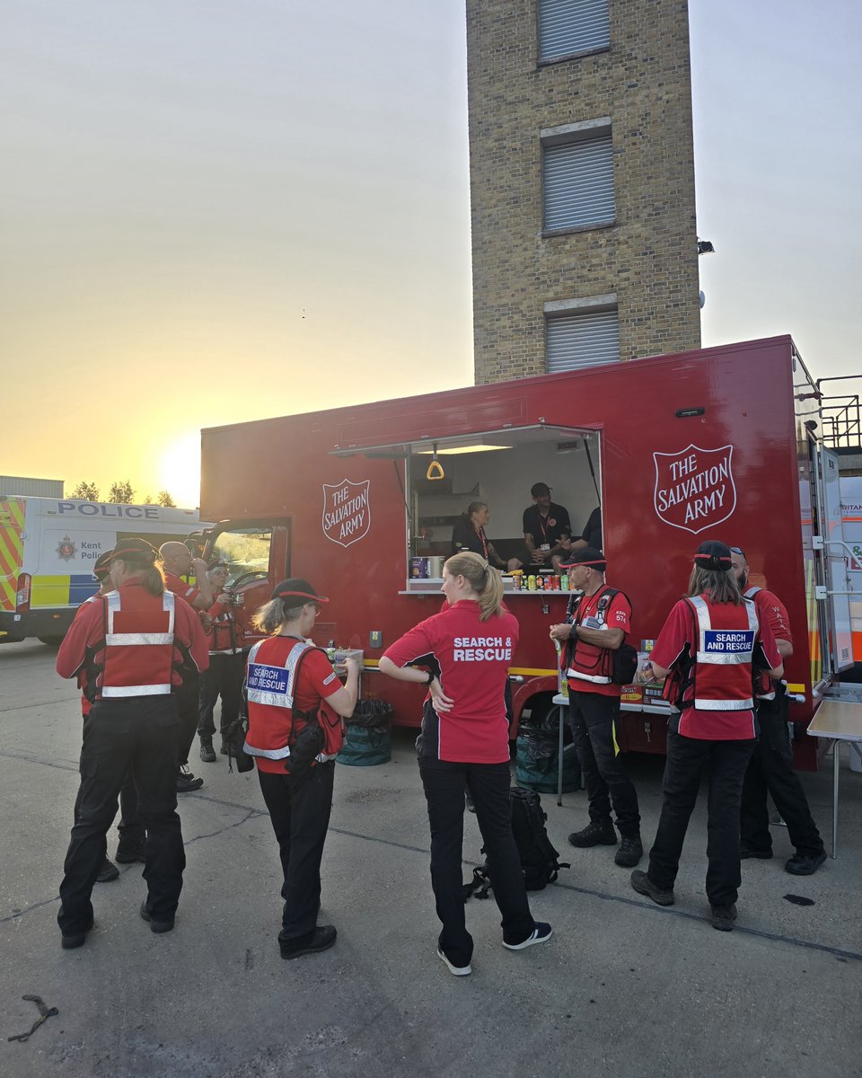 Ask any member what boosts morale during a search (except a positive outcome, of course)... At the top of their list will be the Salvation Army South East Division.

 #community #kent #medway