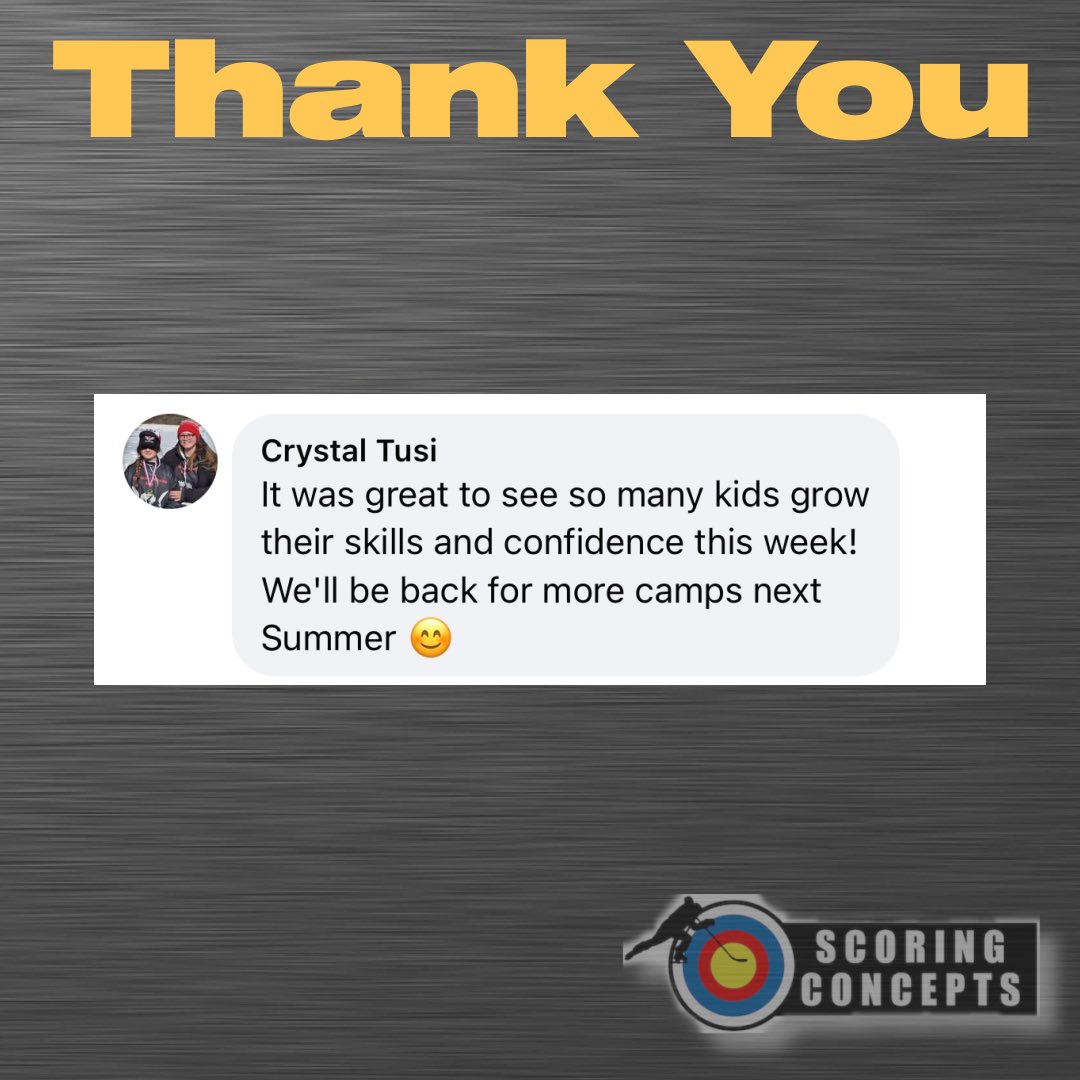 Thank you for all the parents and players who offered wonderful thanks and feedback on my camps this summer.  Means a lot. #thankyou