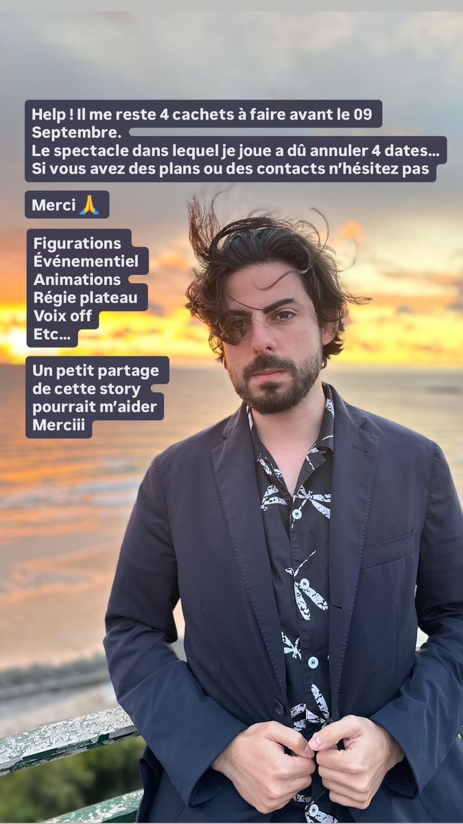 SOS cachets !
Je recherche 4 cachets avant le 09 Septembre ! Figurations ou autres
Merciiii