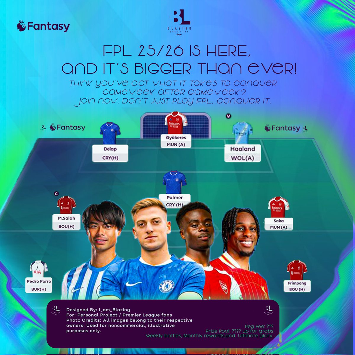 Oyin_Jnr's tweet photo. The 2025/26 Premier League kicks off TODAY! 🤩⚽*  
From kickoff ⚽ to gameweek chaos 🔥, the energy is unmatched.
FPL managers — join your leagues , climb the charts 📈, and show your class 🧠👔.
Don’t just play. Conquer. 
#PremierLeague #FPL #EPL25 #FantasyFootball #FPLNigeria https://t.co/5VFhyy04Xu