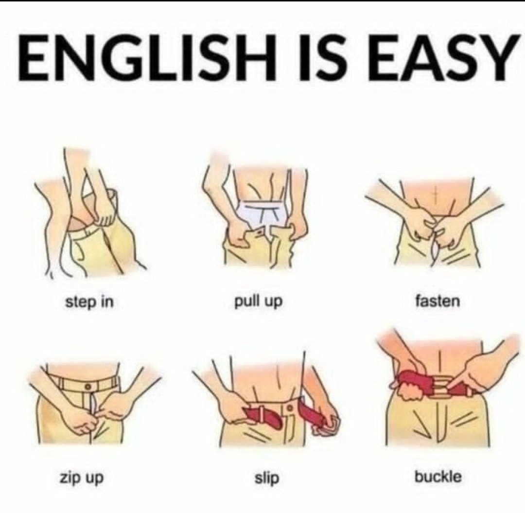 Iearnenglishtip's tweet photo. English is Easy. https://t.co/4Z2XwOXg7K