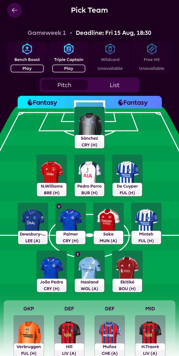 cfcmorson's tweet image. this is actually my final team