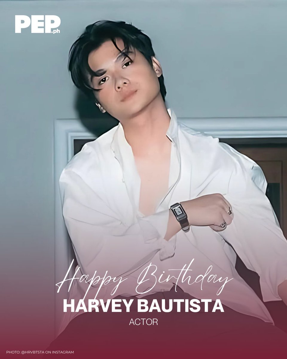 Happy Birthday, Harvey Bautista! 🎂 May your year be filled with love, happiness, and exciting projects! 🥳 

#PEPBirthdays
