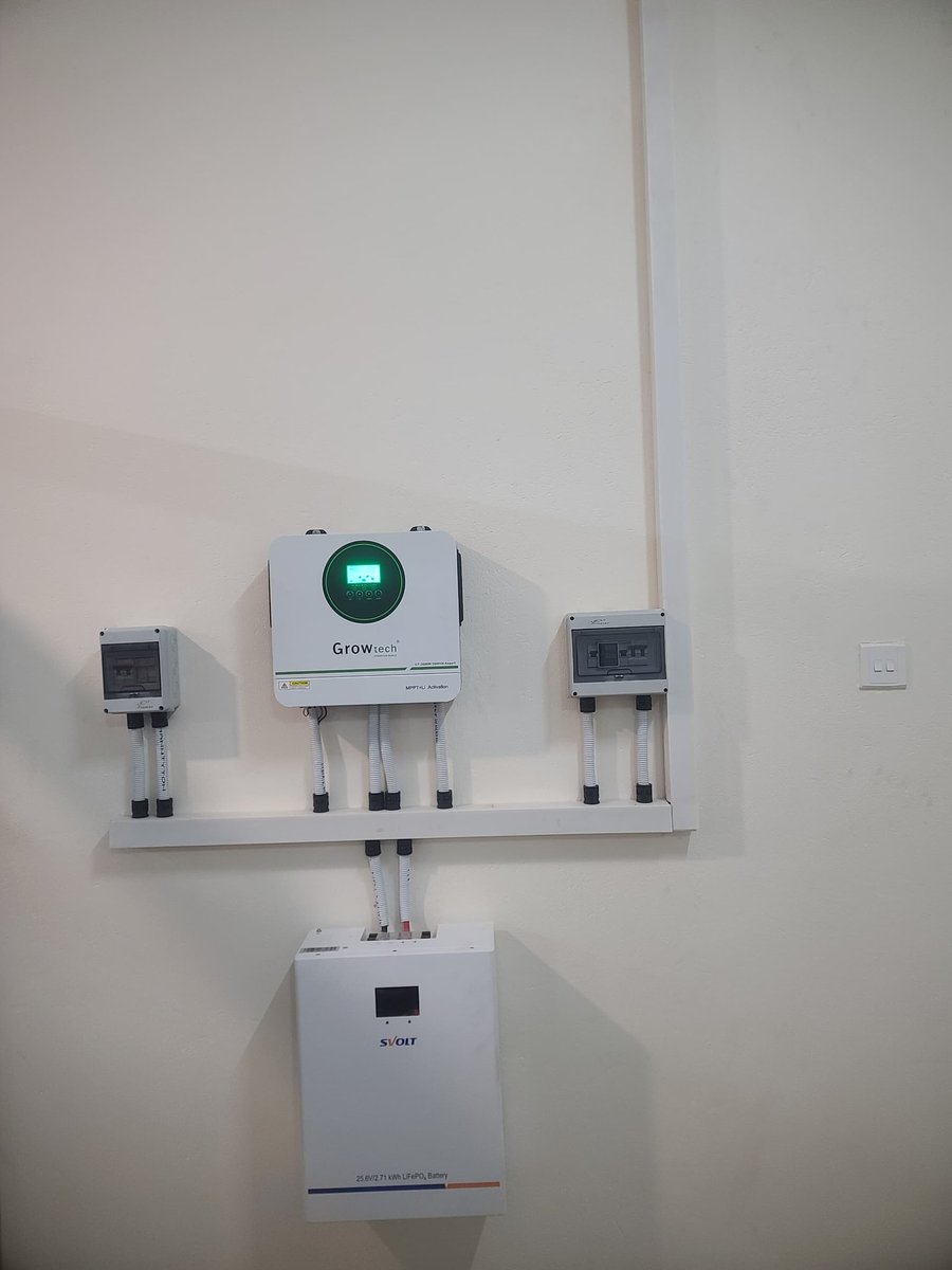 S_T_Projects's tweet photo. 3.6kW solar system in Kwekwe ✅️
Every solar solution is tailored, and our Kwekwe customer came back for seconds...
Thinking solar? We've got you covered
https://t.co/PHcMkbSJCN
#solarenergy #zimbabwesolar #growtech #svolt #hararesolar https://t.co/P1qwGlQdjQ