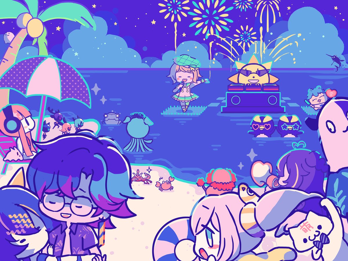 【SUMMER VACATION 2025】
何曲分の要素が含まれているでしょう？
(If you can find them all, you're a IIDX master!?

#beatmaniart_iidx
