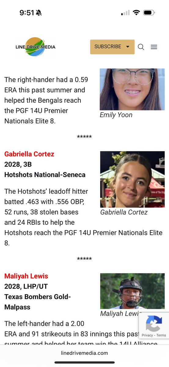 All Glory to God!! Thank you <a href="/LineDsoftball/">Line Drive Media</a> for the recognition!
#bangbang #HWPO 
<a href="/hotshotsnation/">Hotshots Fastpitch</a> <a href="/terry_seneca/">Terry Seneca</a> <a href="/gjpalme/">Joey Palmer</a>