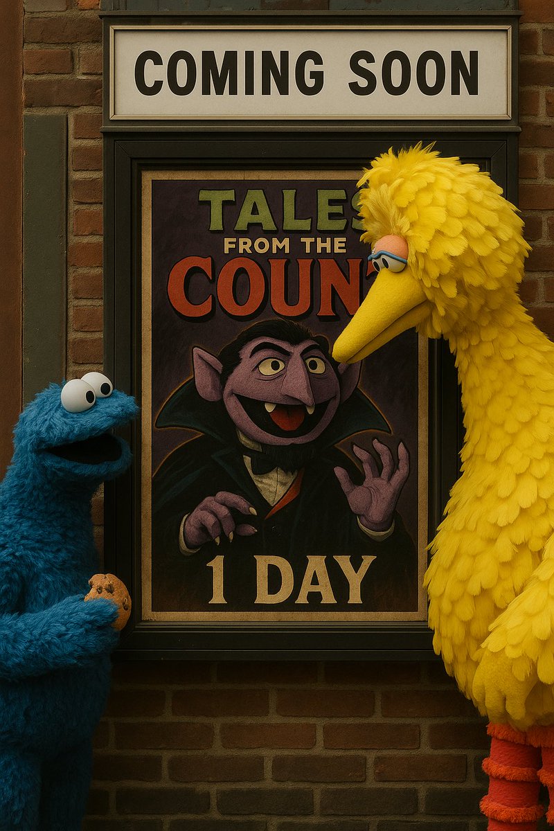 🦇 1 More Day… 🦇
Tomorrow, the night belongs to #TalesFromTheCount.

💀 One day until the laughter turns to screams.
💀 One day until The Count starts… counting YOU.

Are you ready for midnight? ⏳

#Horror #Countdown #stereotypestreet