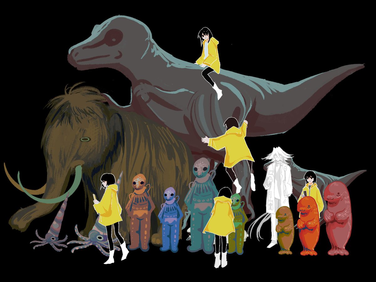 🐚🦣👽🦖🐇🦭🕐