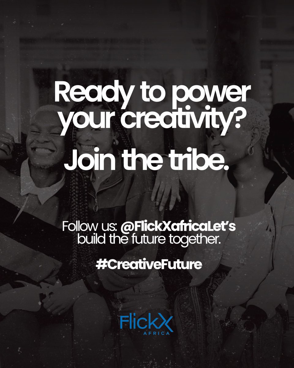 FlickXAfrica's tweet image. We are Flick-X Africa: training, connecting and showcasing Africa’s brightest creative talents is what we do. 

#FlickXAfrica #Africancreatives #storytelling