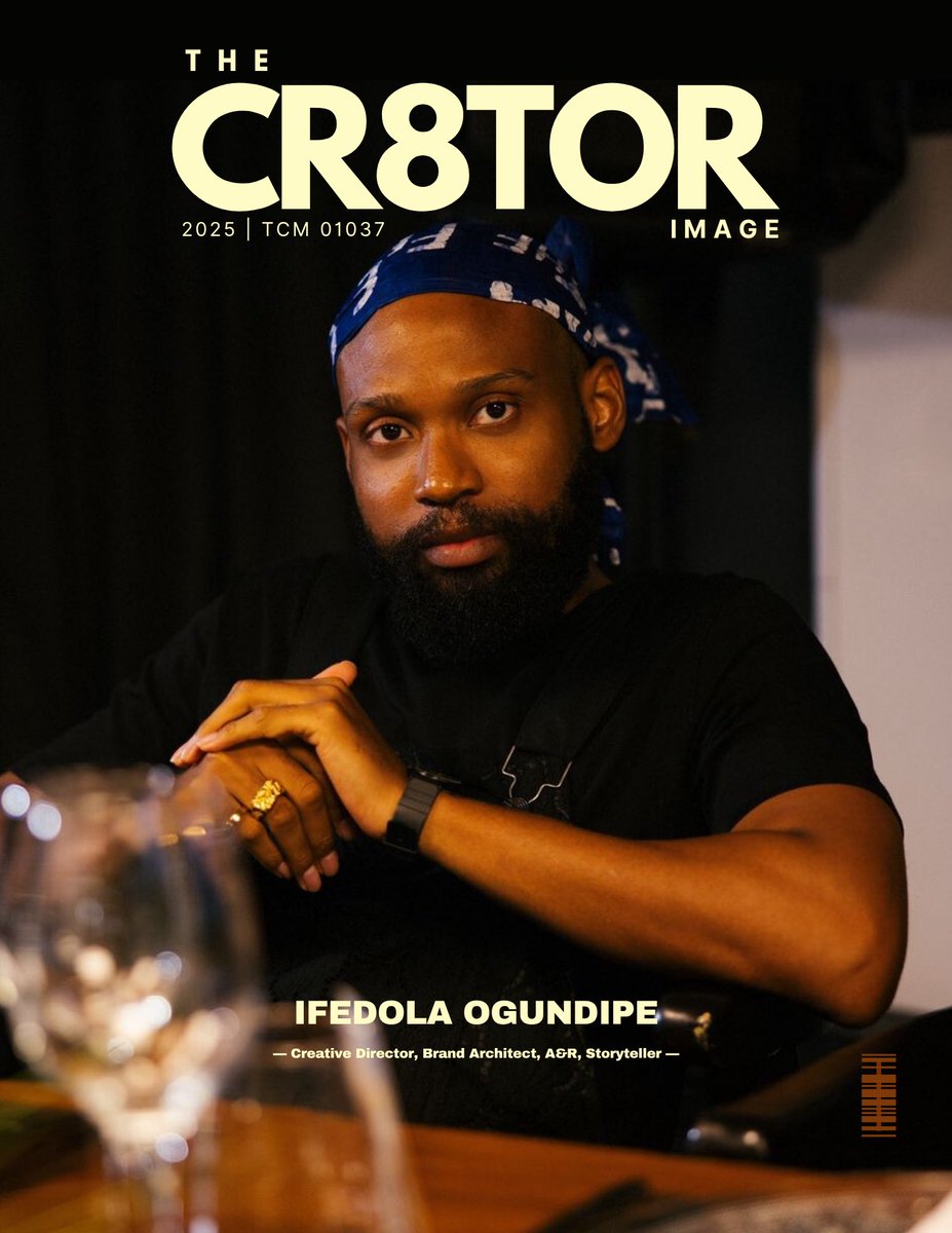 thecr8tormag's tweet photo. Editorial session with the genius IFEDOLA OGUNDIPE (@Dolaog ) — Creative Director, Brand Architect, A&amp;R, Storyteller. Trust us to have an illuminating experience

🔗 https://t.co/em5hc0wmzu

📷: @PhotoGirlNaija 
#thecr8tormag #falz #thefeast https://t.co/LMHzWPcFKm