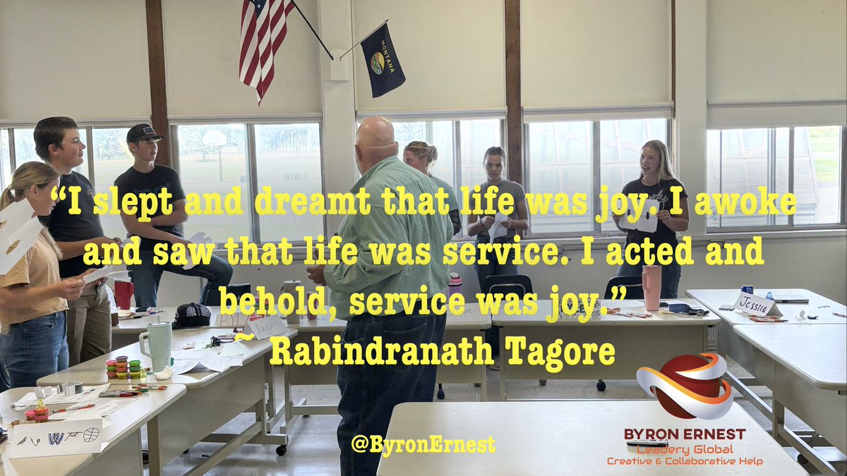 Greetings everyone! 👋 What a great day. 🤩 We can all find joy in serving others. #leadership #edleadership #LeadershipDevelopment