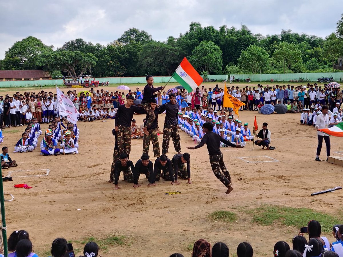 Celebration of 79th Independence Day under Tiring Block Mayurbhanj #IndependenceDay2025 #IDC2025 #79thIndependenceDayCMO OdishaPanchayati Raj &amp; Drinking Water Department, Government of OdishaZilla Parishad Mayurbhanj Information &amp; Public Relations Department, Government of Odisha
