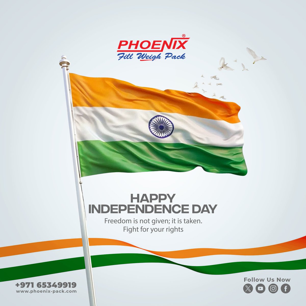 PhoenixDisontec's tweet photo. 79 years of freedom, countless sacrifices, and a billion dreams
Today, we salute the heroes who gave their all, so we could live with dignity and pride. Let’s honor their legacy by building the India they dreamed of, united, strong, and unstoppable.
Happy Independence Day🇮🇳 https://t.co/EdMIBahjmv