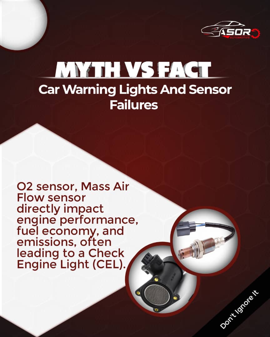 asoroautomotive's tweet image. Myth: Check Engine Light is nothing.
Fact: It's a sensor failure warning!
😱 From bad fuel economy (Oxygen Sensor) to rough idling (MAF Sensor), ignoring it causes cascading damage.
What's your weirdest warning light?
#CarMyths #SensorFailure #DidYouKnow