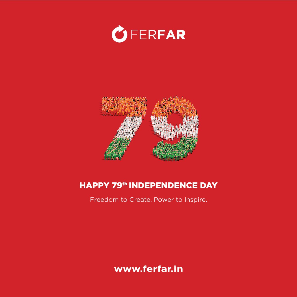 ferfardesign's tweet photo. Freedom to Create. Power to Inspire.

At Ferfar Design, every pixel, every color, and every idea is a tribute to the spirit of India.
Here’s to designing a future as vibrant as our tricolor.

Happy 79th Independence Day!

#FerfarDesign #IndependenceDay #ProudToBeIndian https://t.co/EwH94636r3