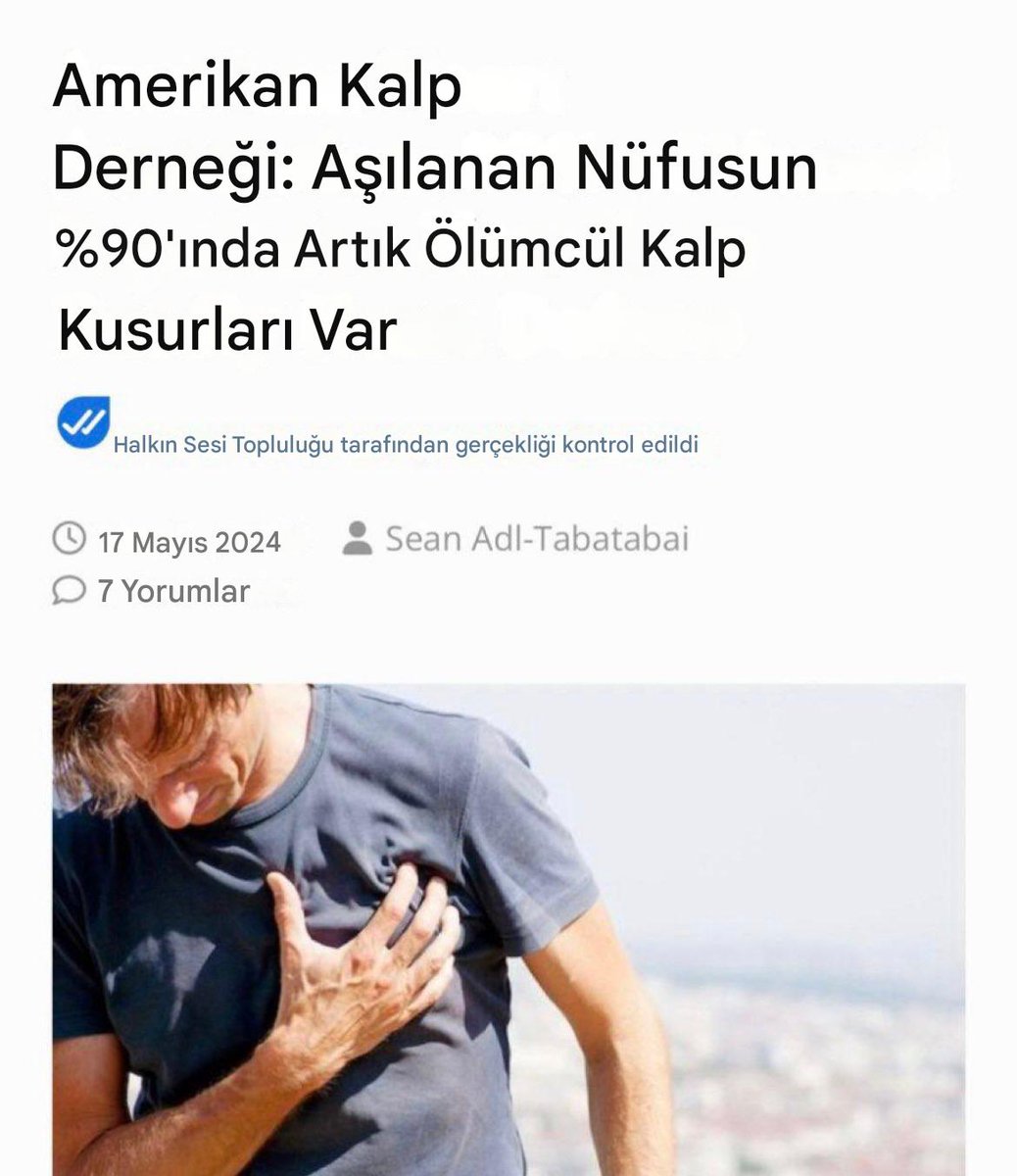 ☣️ Amerikan Kalp Derneği (AMA), Aşılanan Nüfusun Yüzde 90'ının Covid-19 Aşılarının Neden Olduğu Geri Döndürülemez Bir Kalp Rahatsızlığından Muzdarip Olduğu Konusunda Uyardı, Yeni Bir Araştırmaya Göre, Aşıları Tam Olan Kişilerin Şaşırtıcı Bir Kısmında