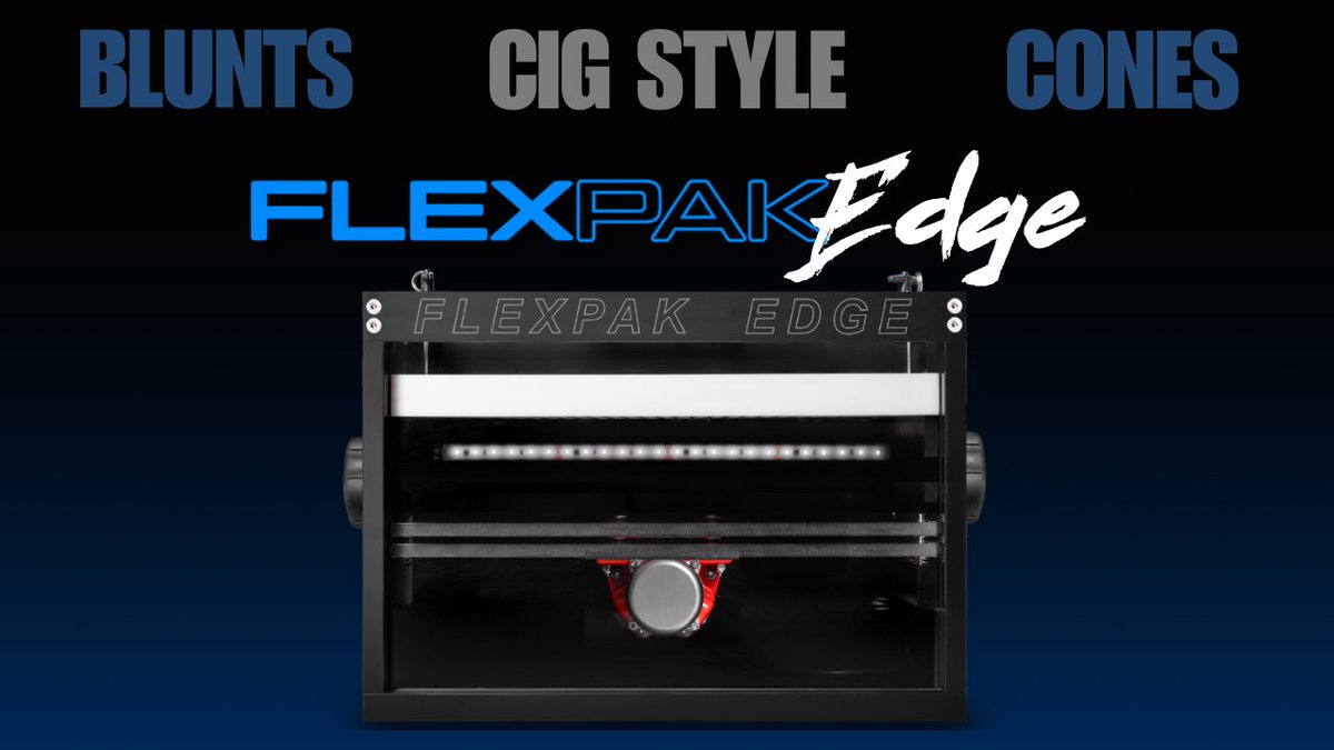 flexpakpreroll's tweet photo. The FlexPak Edge full launch in two weeks. Handles Blunts, Cigarette Style &amp; Cones (Dogwalkers to King Size). This is a BEAST! https://t.co/fqVw10TGQe https://t.co/fE5puZJchn