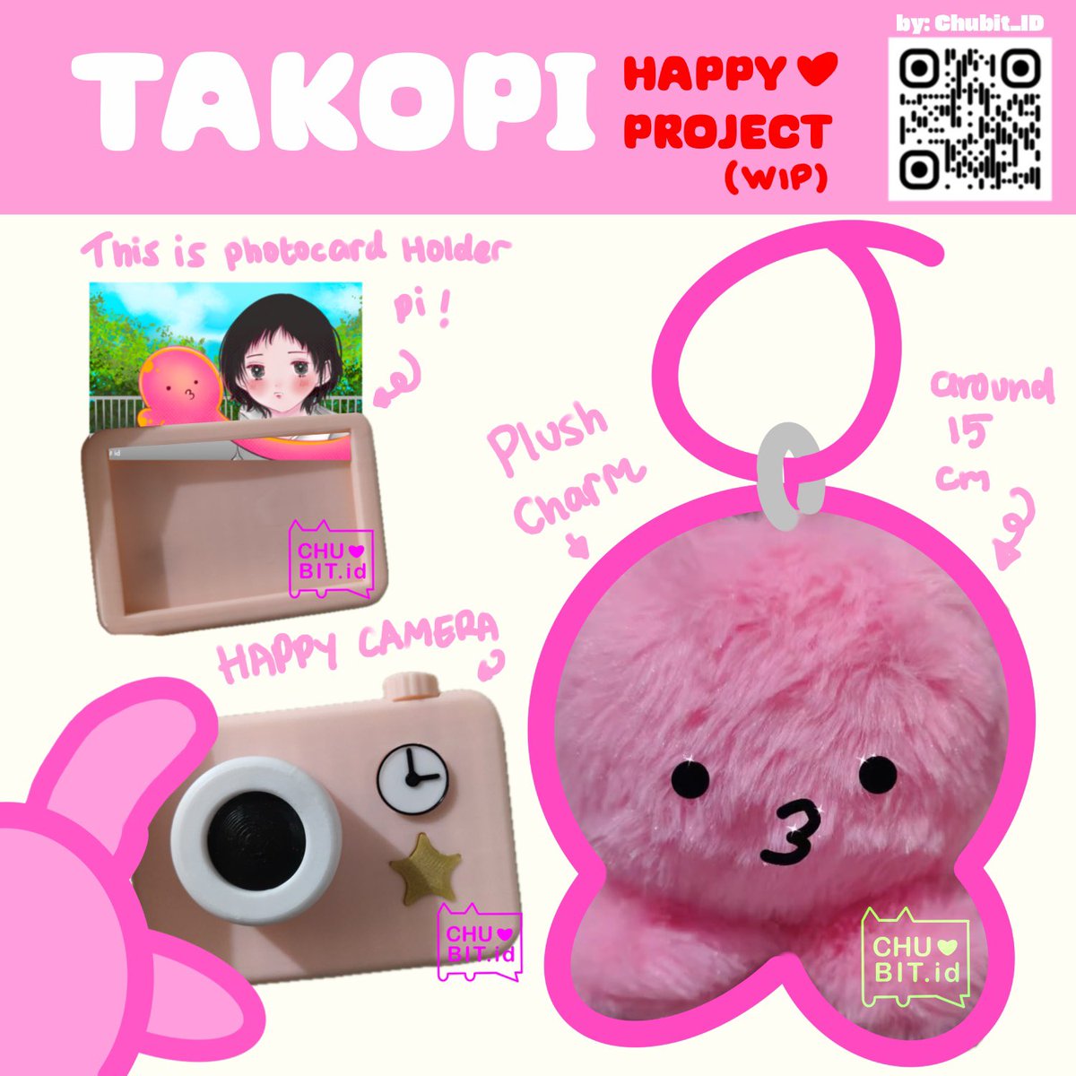 WIP TAKOPI FANMERCH
(this project is totally self-indulgent)

untuk Comipara5 dan Comifuro 21 / CF21