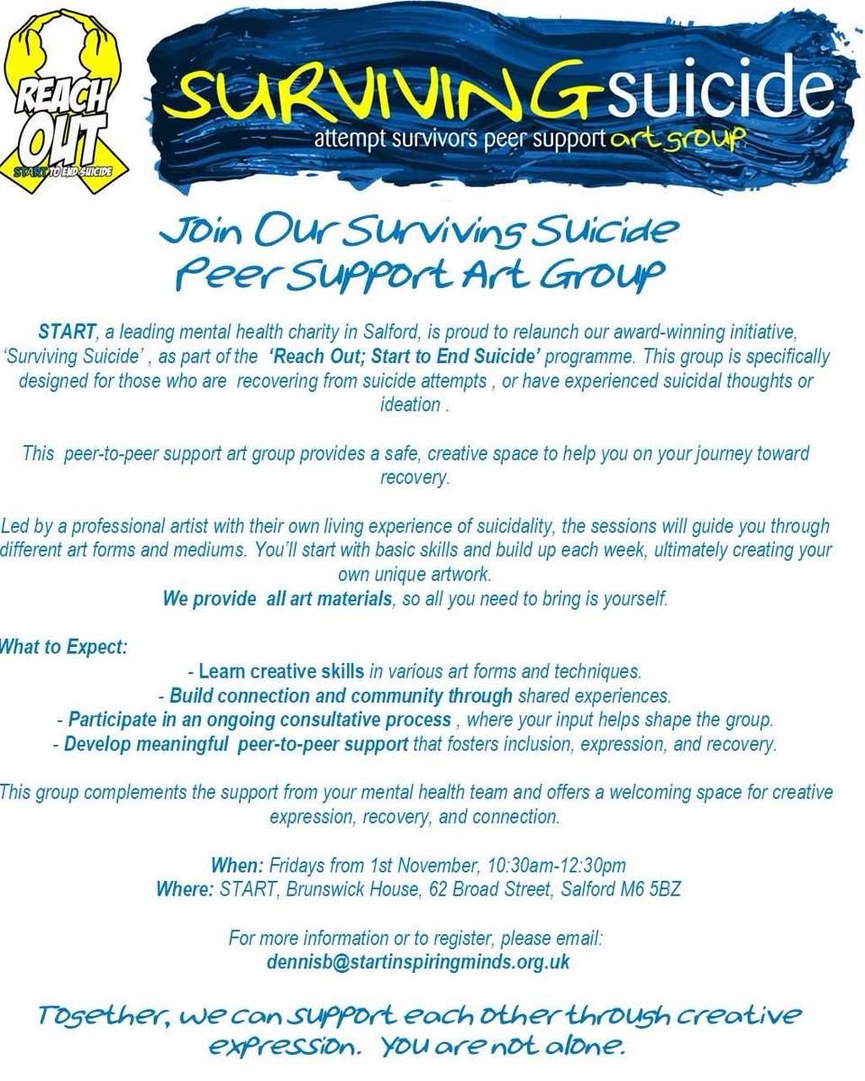 Reach Out ; Start to End Suicide tweet media