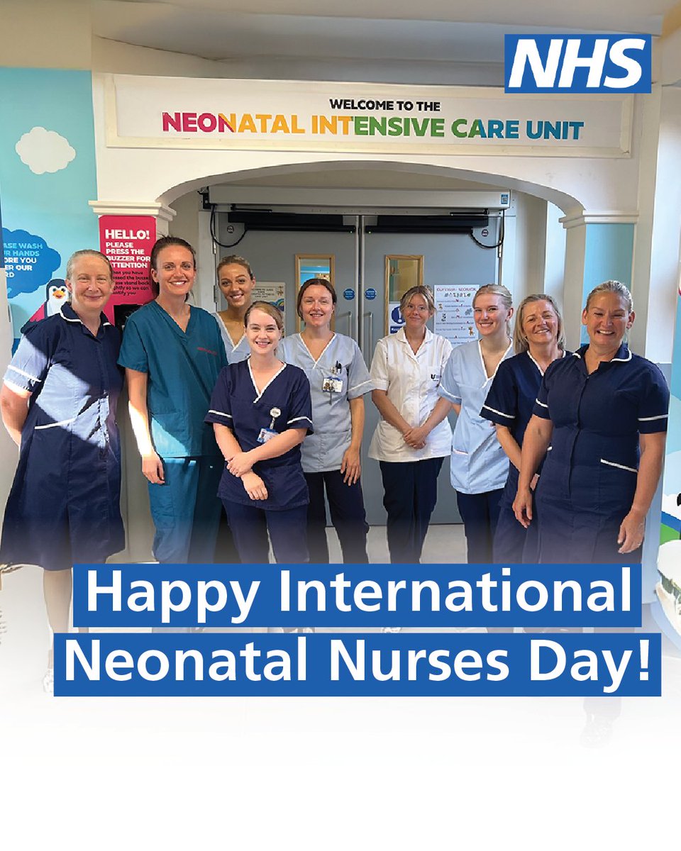 Today is International Neonatal Nurses’ Day.  

Thank you to our neonatal nurses for supporting families and providing round-the-clock care to newborn babies who are sick or born prematurely. 💙