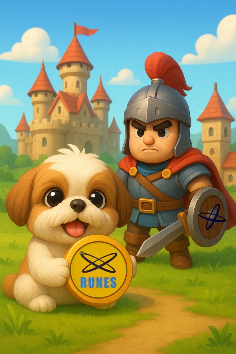 GINGER...the brave little Shih-Tzu 🐶 guarding his $Runes treasure and loves hanging out with fellow Adventurers at the #Runebase Discord Server! 
Join us ⚔️ discord.gg/Hqd4Fkbvn3