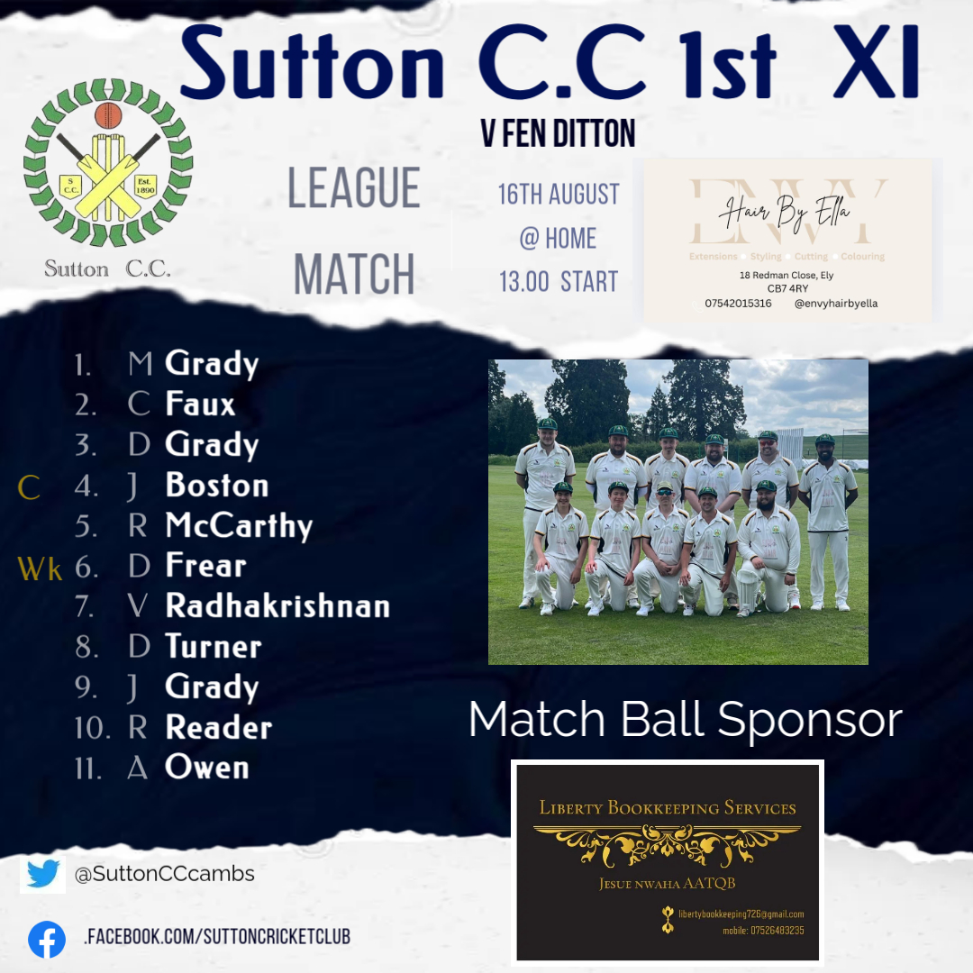Sutton CC tweet media