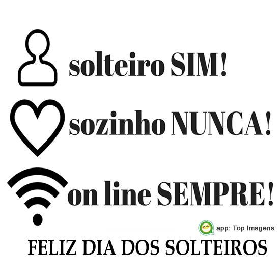 seubrasilio's tweet photo. Hoje é o Dia dos Solteiros. https://t.co/UXzDZrhi89