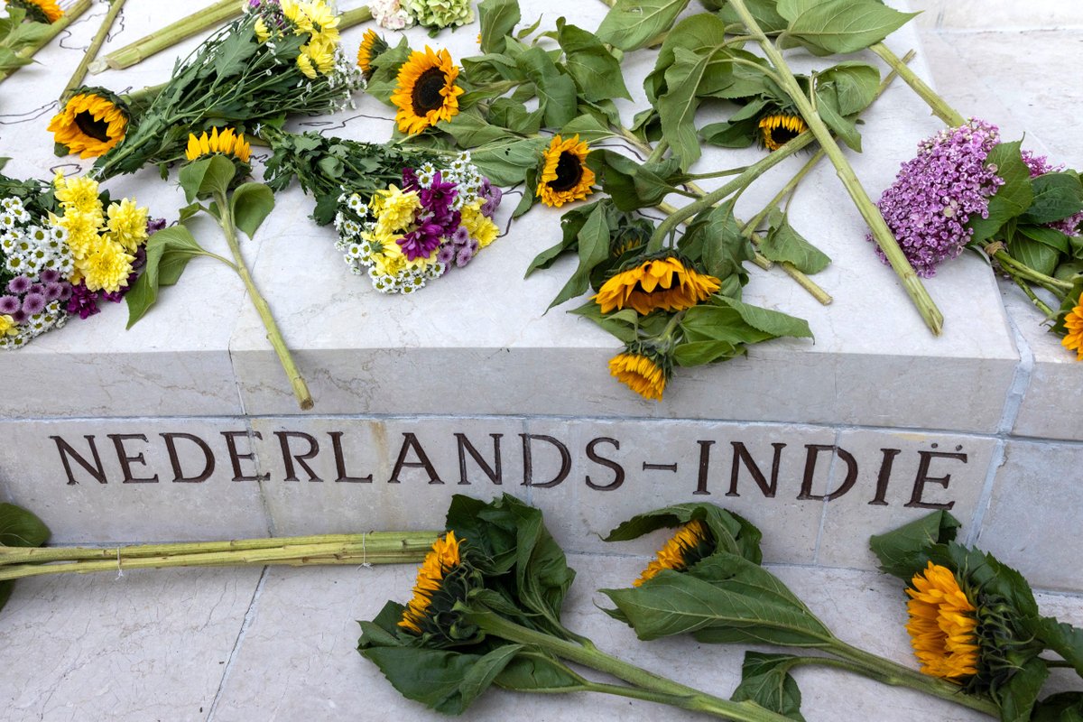 Today marks the end of the Second World War for the Kingdom of the Netherlands, eighty years ago. We pause to remember and honour all victims of the war against Japan. This trauma reverberated long after 15 August 1945 - the violence and humiliation engraved in our memories. 1/2