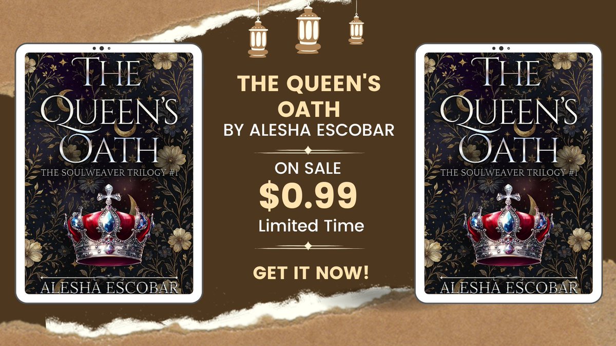 What happens when a soulweaver gets caught in a royal tussle? It’s a struggle for survival. Experience 'The Queen's Oath' now! cravebooks.com/b-57595?refere… #FantasyLit #YAReading