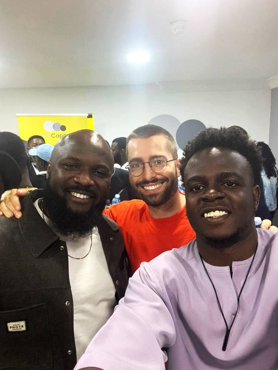 With <a href="/francescoswiss/">Francesco Andreoli ᵍᵐ</a> . What a time to share and build at the Community Builders event Lagos. It was good having you in Nigeria bro.
