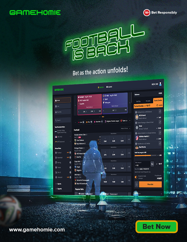 gamehomie_'s tweet photo. ⚽ Football is BACK and so are the thrills! 🎉
Your winning season starts NOW — only on Gamehomie. 🏆🔥

#Gamehomie #FootballIsBack #PlayAndWin Koyin and Imisi Ibom Air Isak to Liverpool #TerryApalaNotGuilty https://t.co/dYdXv0C2KR