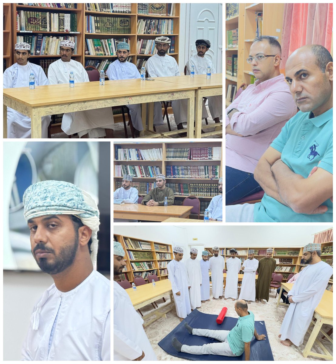 📢 نظّمت #مكتبة_سناو_العامة بالتعاون مع مكتب عضو مجلس الشورى  ورشة تدريبية بعنوان "إصابات الملاعب"  لمُنتسبي الفرق الرياضية قدّمها أخصائيو العلاج الطبيعي بمستشفى #سناو ، ركزت على الوقاية والإسعاف الأولي للإصابات الرياضية.  
#سناو #الرياضة #التدريب